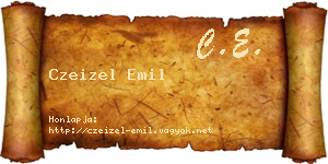 Czeizel Emil névjegykártya